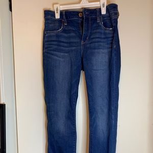 American Eagle Blue Jeggings Super Stretch X